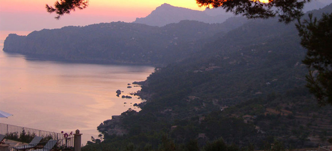 View from Sa Pedrissa Hotel, Deia, Mallorca
