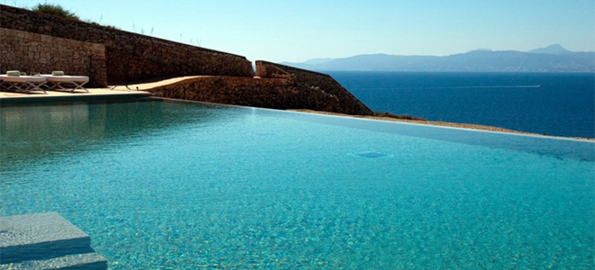 Pool at Cap Rocat Hotel, Mallorca