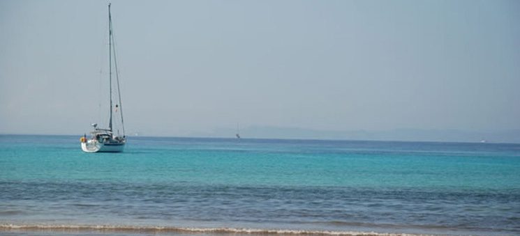 Es Trenc Beach near to Migjorn Aparthotel, Mallorca