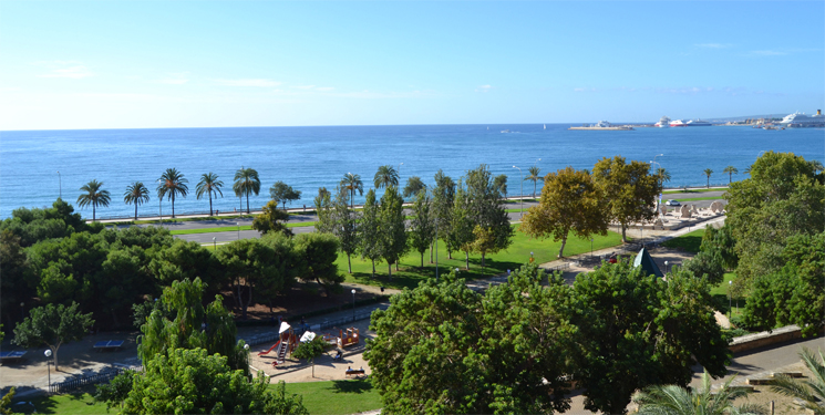 View from Calatrava Hotel, Palma de Mallorca View from Calatrava Hotel, Palma de Mallorca