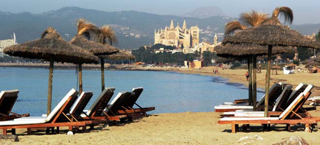 Beach in Palma de Mallorca