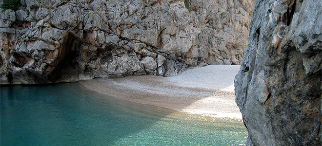 Sa Calobra beach, North West Mallorca