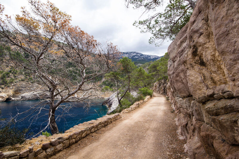  trail along sa foradada to paella restaurant