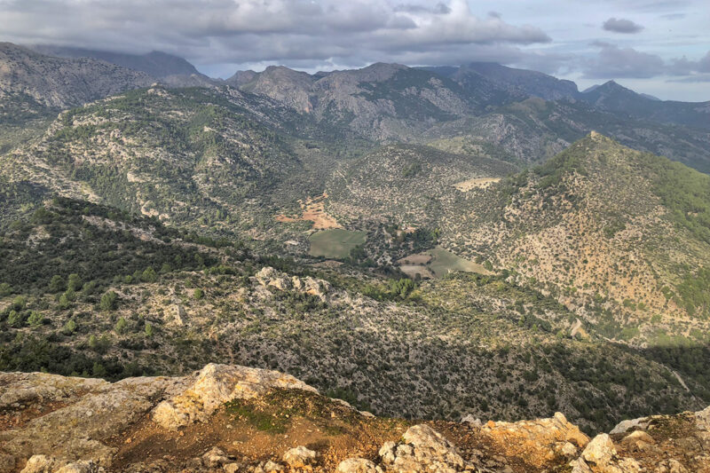 views from the top of alaro castle