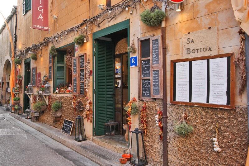 Sa Botiga cafe Santanyi Majorca